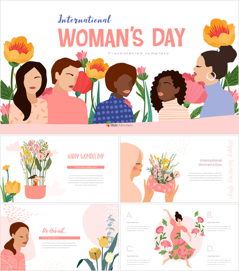 International Womens Day template design_50 slides