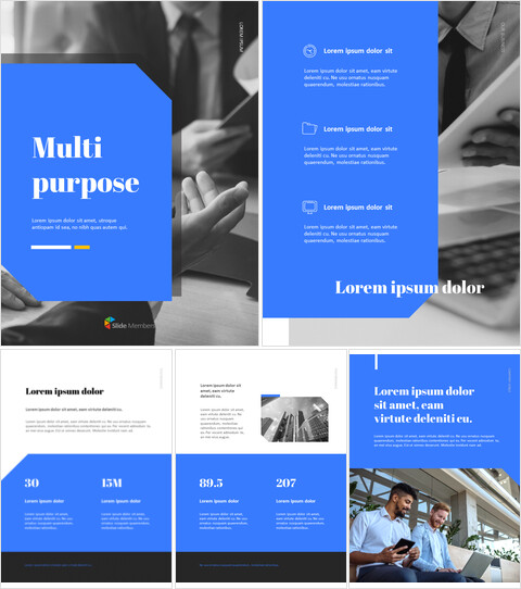 现代商业多用途垂直 幻灯片演示文稿_26 slides
