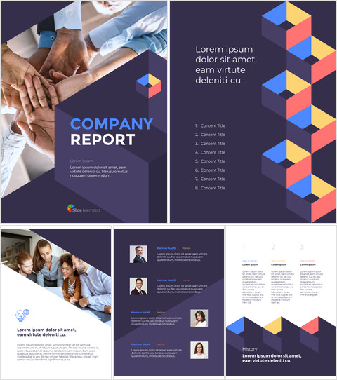 modern Company Report Interactive Google Slides_26 slides