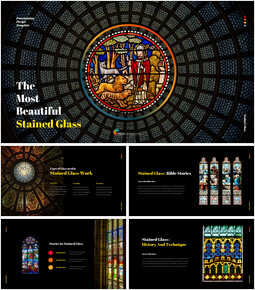 Stained Glass Simple Google Presentation_37 slides