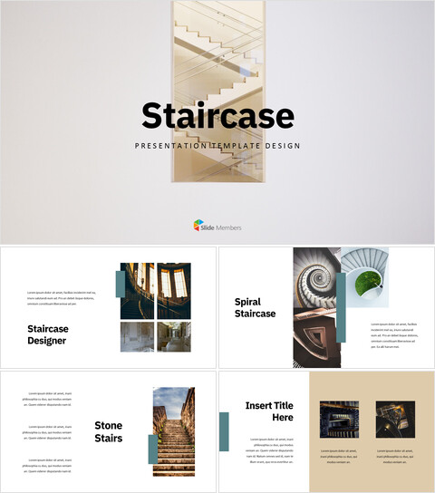 楼梯 最佳谷歌幻灯片_40 slides