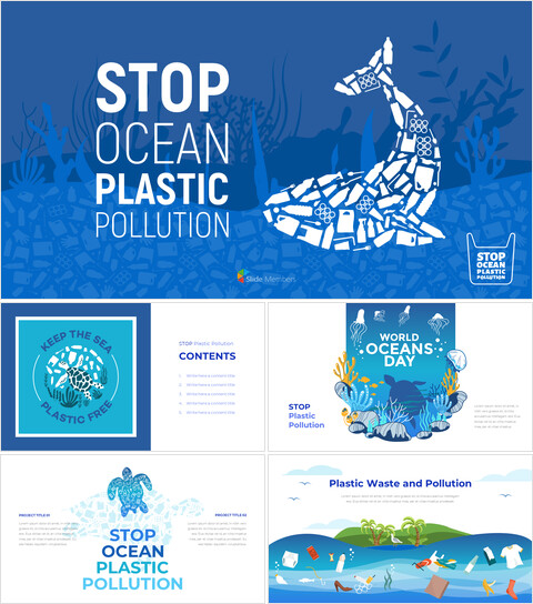 Stop all\'inquinamento da plastica dell\'oceano I migliori diapositive di Google_50 slides