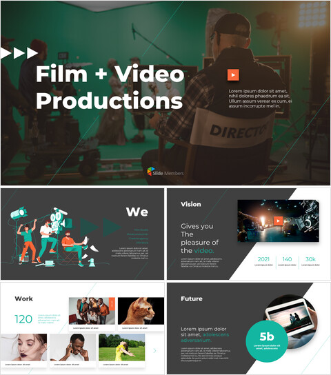 Produzioni cinematografiche e video Download PPT Plan Business Plan_14 slides