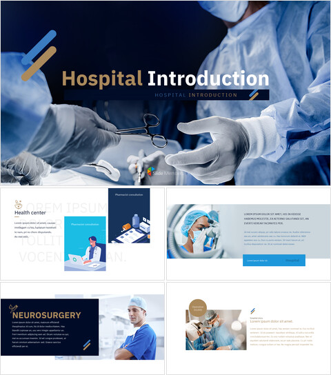 Hospital introduction Google Slides Themes_50 slides