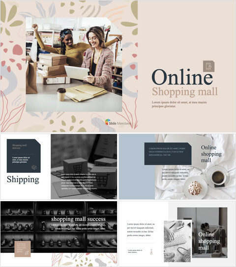 Online Shopping mall Best Keynote_50 slides