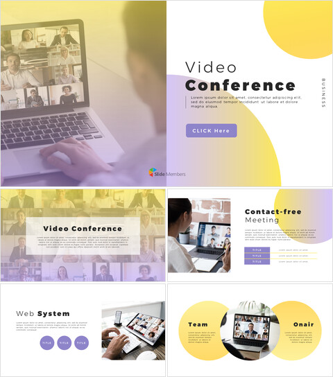 Video Conference PowerPoint Presentation Design_40 slides