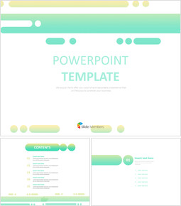 80+ mint PPT Templates - Slide Members
