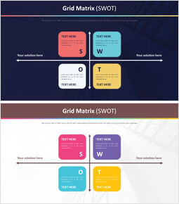 Gittermatrixdiagramm (SWOT)_2 slides