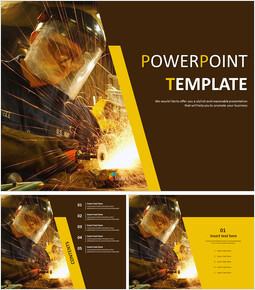 industria del ferro - Progettazione di modelli di PowerPoint gratuiti_6 slides