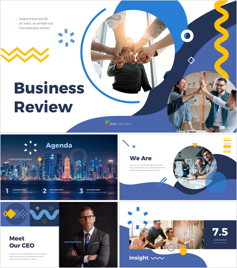 Business Review template google slides_50 slides