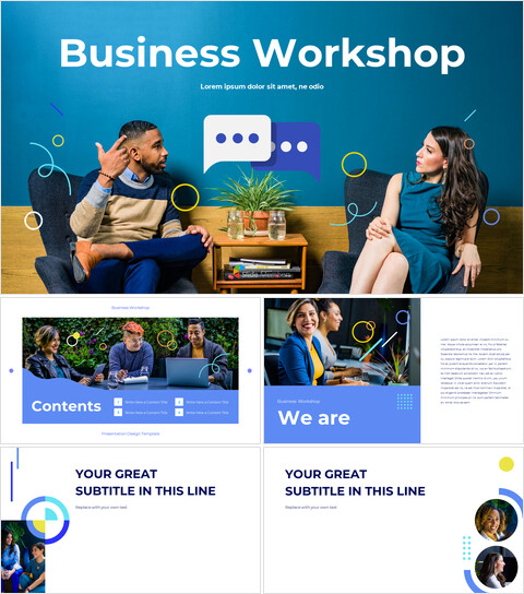 Business Workshop Google Slides Template Design_6 slides