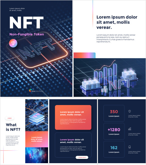 NFT Non-Fungible Token Google Presentation Templates_23 slides