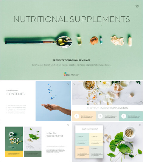 Nutritional Supplements Simple Google Presentation_35 slides