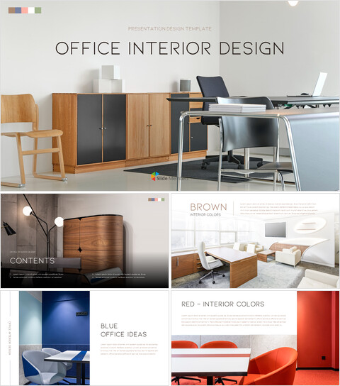 Membres de la diapositive Office Interior Design_35 slides