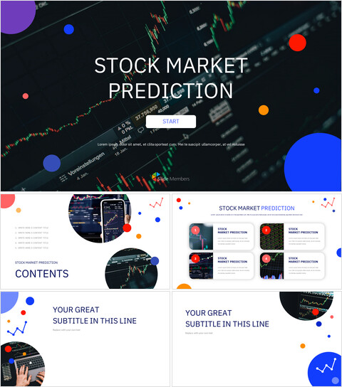 株式市場の予測 Mac用のGoogleスライド_6 slides