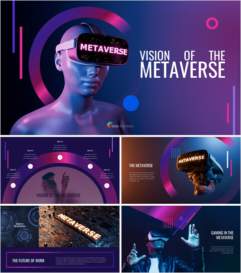 Vision der Metaverse Google PowerPoint-Präsentation_50 slides