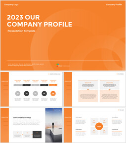 2023年 会社概要 google google slides template_30 slides