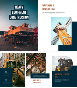 Construcción de equipo pesado crear presentaciones de PowerPoint_25 slides