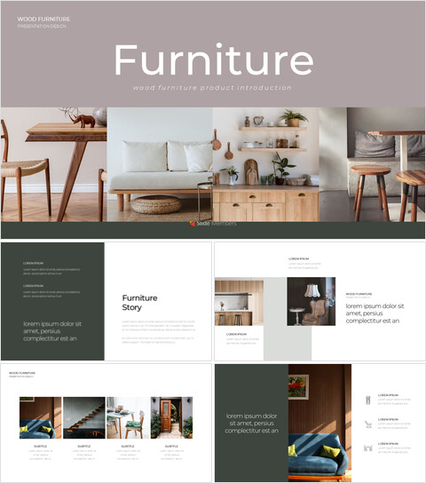 목재 가구 Google 슬라이드 테마 & 템플릿_30 slides