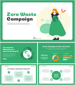 Campaña Basura Cero Plantillas simples de Presentaciones de Google_30 slides