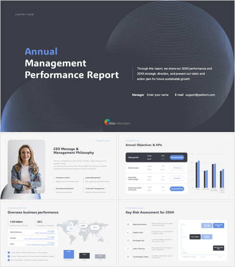 年度报告：公司概况 - 成就与 PowerPoint 重点 PPT模型_30 slides