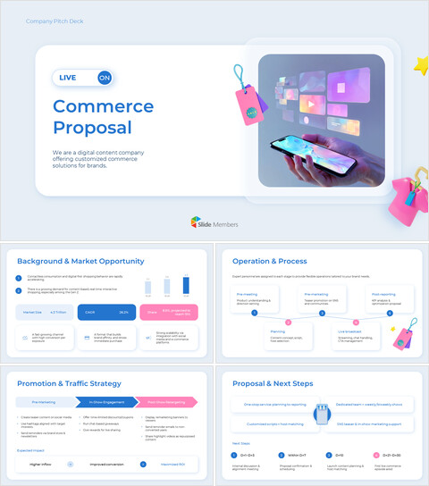 Commerce Proposal Pitchdeck Simple PPT Templates_13 slides