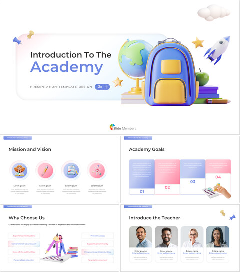 아카데미 소개 전문적인 프레젠테이션_30 slides