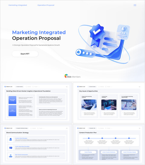 マーケティング統合提案書（Googleスライドテーマ） – 代理店向けキャンペーン＆メディアプランデッキ プレゼンテーションのためのGoogleのスライドテンプレート_30 slides