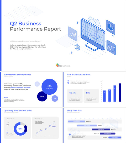Q2 Business Performance Report PowerPoint Slides_30 slides