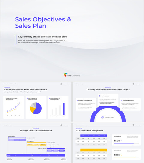 Präsentationsvorlage: Vertriebsziele & Markteintrittsstrategie | Ausgabe 2026 PPT PowerPoint_30 slides