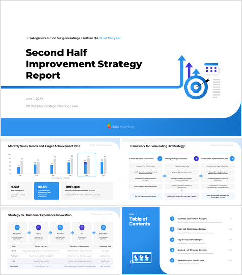 Google Slides-Vorlage für eine Strategie zur Geschäftsverbesserung im zweiten Halbjahr Google Slides_30 slides