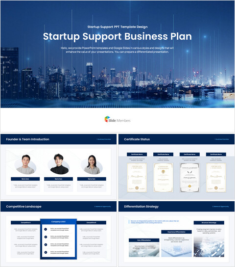 PowerPoint-Vorlage für einen Businessplan zur Unterstützung von Startups und deren Wachstum ppt-Präsentationsvorlagen_30 slides