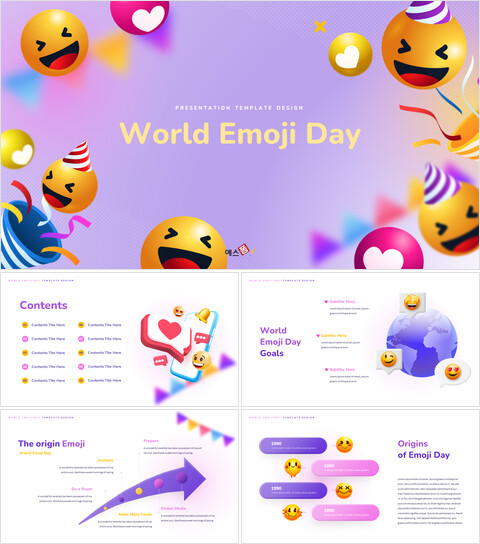 Día Mundial del Emoji plantilla de diapositivas de google_30 slides