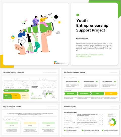 Youth Entrepreneurship ppt presentation slides_30 slides