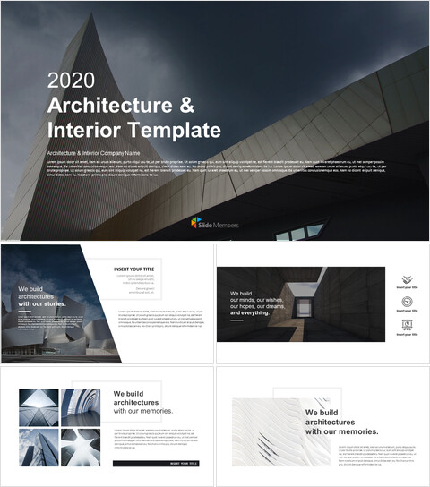 Architettura e interni Diapositive di presentazione di Google_40 slides