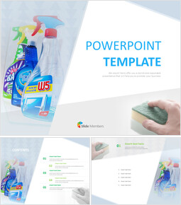 Clean Laundry Free Powerpoint Template