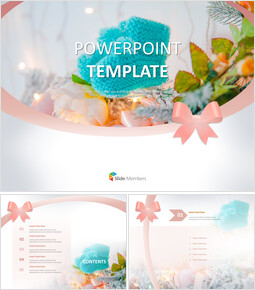 A Warm Christmas_4:3_MS Powerpoint Free Powerpoint Sample - A Warm christmas_6 slides