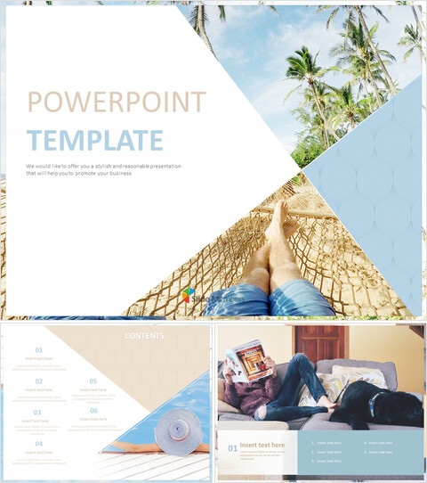 Free Powerpoint Template - rest_6 slides