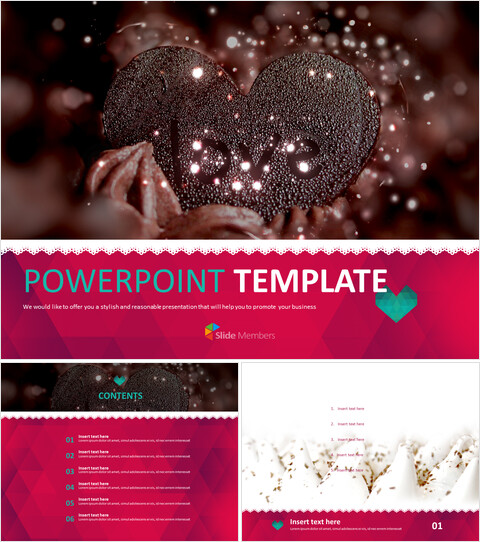 Free PPT Template - Valnetine\'s Day_6 slides