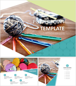 Knitting With Love - Free Presentation Templates