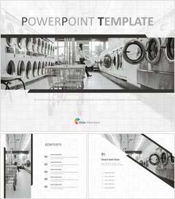 Clean Laundry Free Powerpoint Template