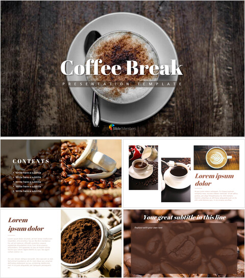 Coffee Break Easy Google Slides_10 slides