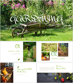 Jardinería - Plantillas simples de Presentaciones de Google_10 slides