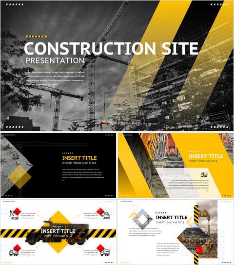 Construction Thèmes et modèles de diapositives Google_40 slides