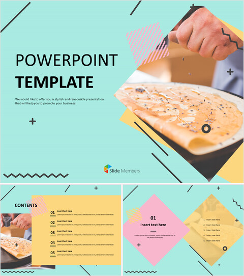 Crepe - Diseño de plantillas de PowerPoint gratis_6 slides