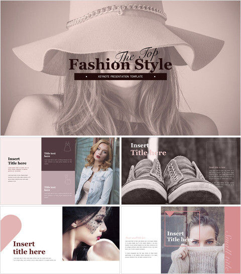 时尚风格 简单的主题演示模板_40 slides