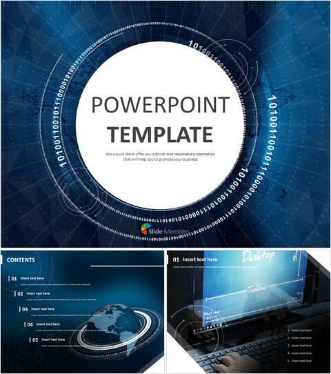 Free Powerpoint Sample - AI computer_6 slides