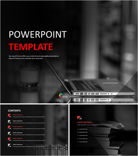 Design del modello gratuito - Il computer portatile_6 slides