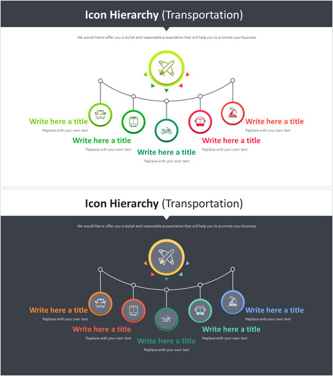 Icon Hierarchy Diagram (Transportation)_2 slides