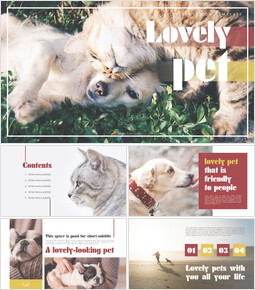 Animale domestico adorabile Modelli di PowerPoint_9 slides